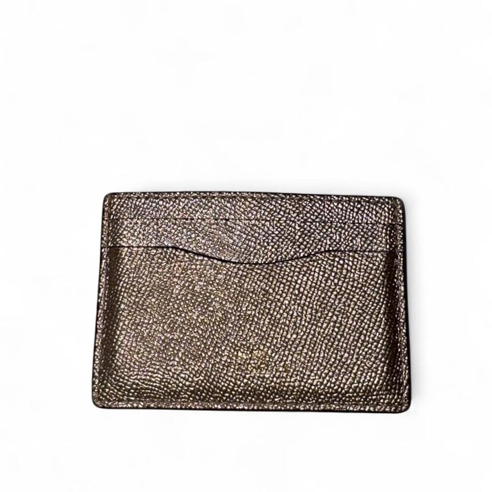 Y2K AUTHENTIC COACH METALLIC CARD HOLDER